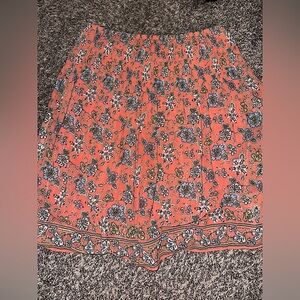 MAX STUDIO Women’s Floral Midi Fun Ditsy Skirt Size Small